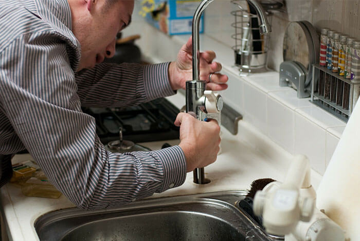Logan Plumbing Co. doing their work